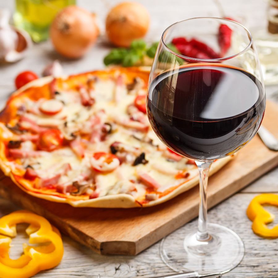 Pizza a víno